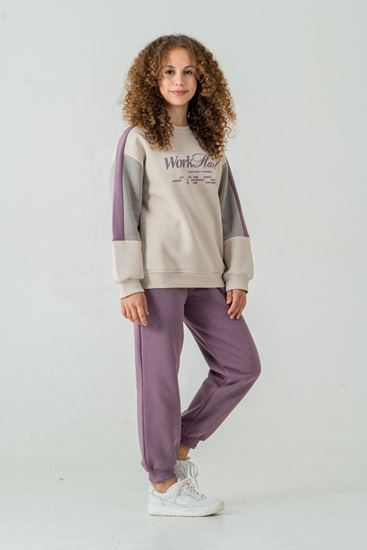 8-12 Yaş Work Every Kız Çocuk Takım-Mor