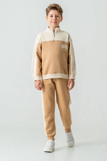 5-9 Yaş Cool Brand New Erkek Çocuk Takım-Camel