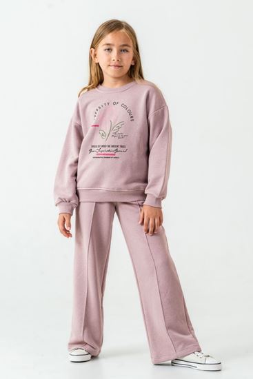 5-9 Yaş Dıversıty Colours Kız Çocuk Takım-Pudra