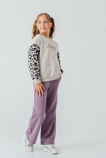 5-9 Yaş Leo Parkendo Kız Çocuk Takım-Mor