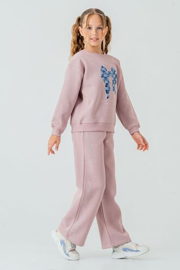 5-9 Yaş Butterfly Magic Kız Çocuk Takım-Pudra