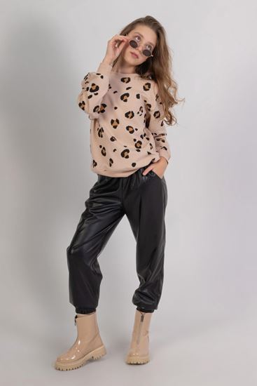 9-14 Yaş Leo Colorce Kız Çocuk Sweat-Latte