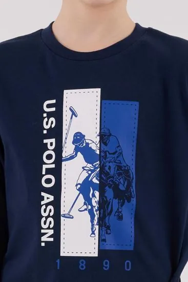 4-15 Yaş Lisanslı Us Polo Assn Erkek Çocuk Takım-Lacivert