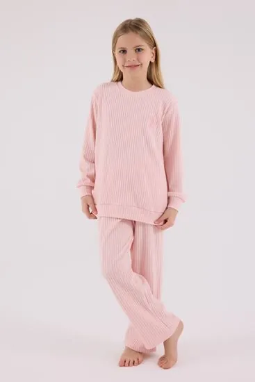 4-15 Yaş Lisanslı Us Polo Assn Kız Çocuk Takım-Pembe