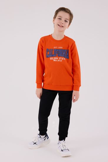 9-15 Yaş Calıfornia West Erkek Çocuk Takım-Oranj