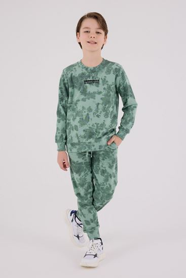 9-15 Yaş Happıness World Erkek Çocuk Takım-Haki