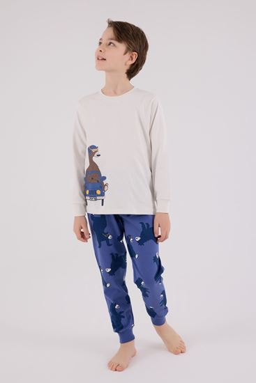 2-8 Yaş Safari Bird Erkek Çocuk Takım-Latte