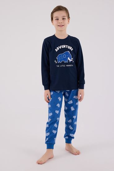 2-8 Yaş Adventure Mammoth Erkek Çocuk Takım-Lacivert