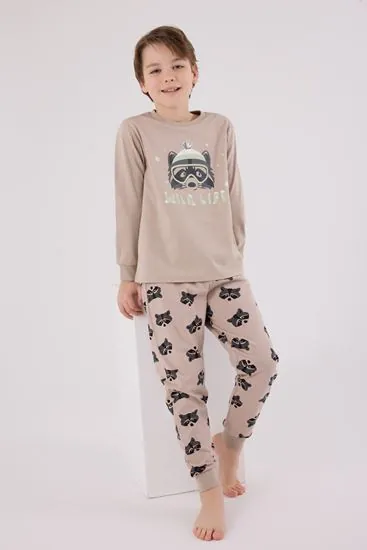 2-8 Yaş Wild Life Erkek Çocuk Takım-Kum