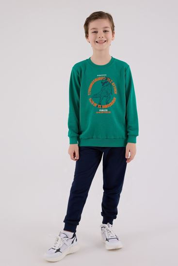 2-8 Yaş Dangerous Fearless Erkek Çocuk Takım-Yeşil