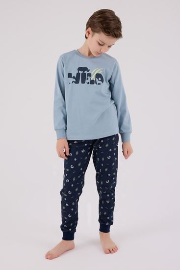 2-8 Yaş Wild Bull Erkek Çocuk Takım-Mavi