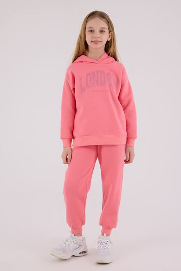 9-15 Yaş London Feelince Kız Çocuk Takım-Pembe