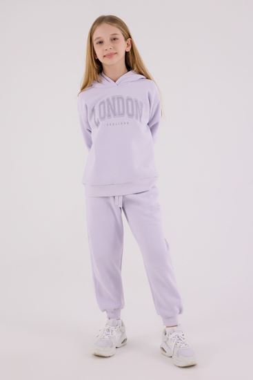 9-15 Yaş London Feelince Kız Çocuk Takım-Lila