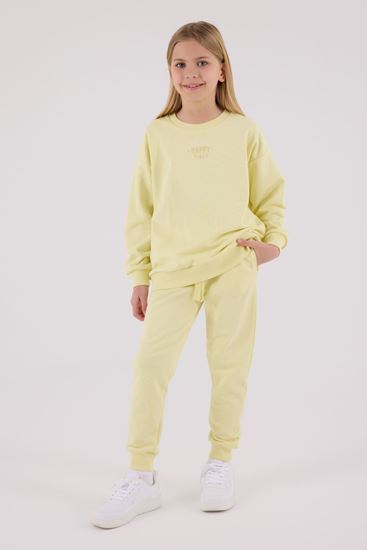 9-15 Yaş Happy Times Kız Çocuk Takım-Limon