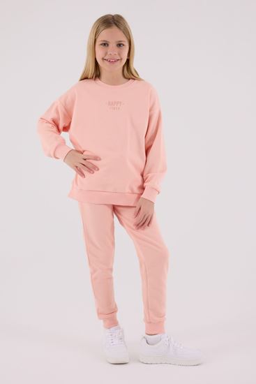 9-15 Yaş Happy Times Kız Çocuk Takım-Somon
