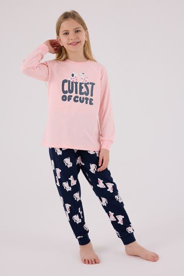 2-8 Yaş Cutest Ofcute Kız Çocuk Takım-Pembe