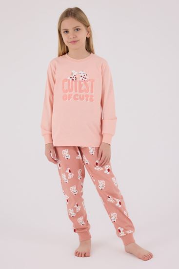 2-8 Yaş Cutest Ofcute Kız Çocuk Takım-Somon