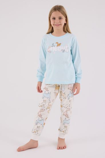 2-8 Yaş Together Play Kız Çocuk Takım-Mavi