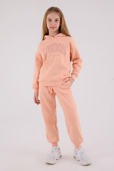 9-15 Yaş London Feelince Kız Çocuk Takım-Somon