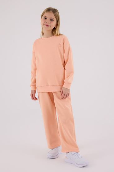 4-15 Yaş Lisanslı Us Polo Assn Kız Çocuk Takım-Somon