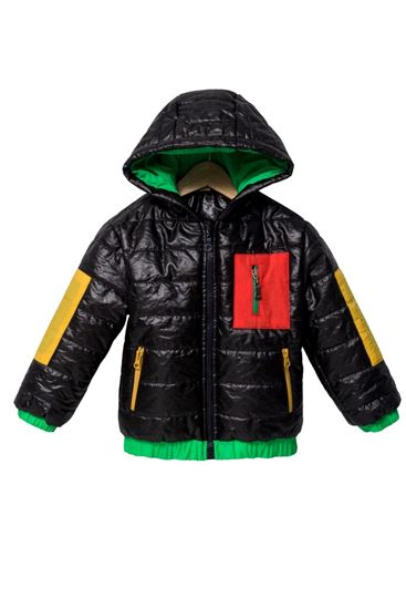 2-5 Yaş Crimson Vault Erkek Çocuk Mont-Siyah