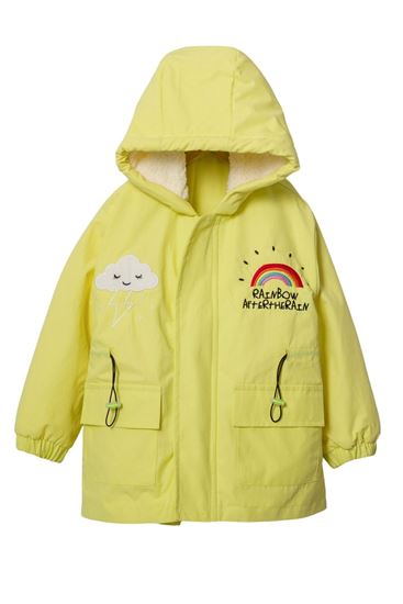 2-5 Yaş Arctic Rainbow Kız Çocuk Mont-Limon