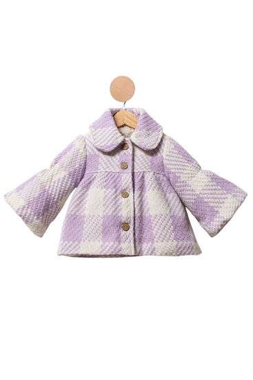 9-24 Ay Winter Grace Kız Bebek Mont-Lila