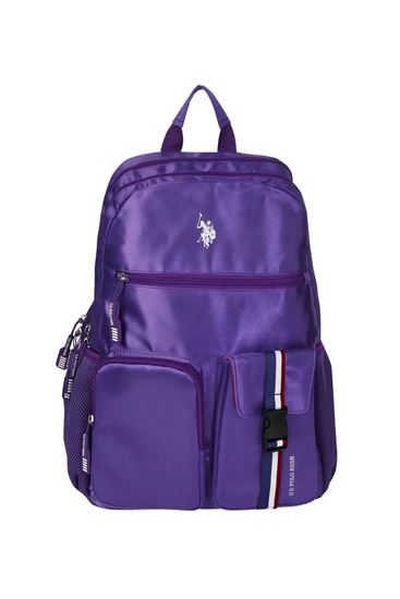 Lisanslı Us Polo ASSN Sırt Çantası-Mor