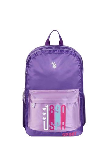 Lisanslı Us Polo ASSN Sırt Çantası-Mor