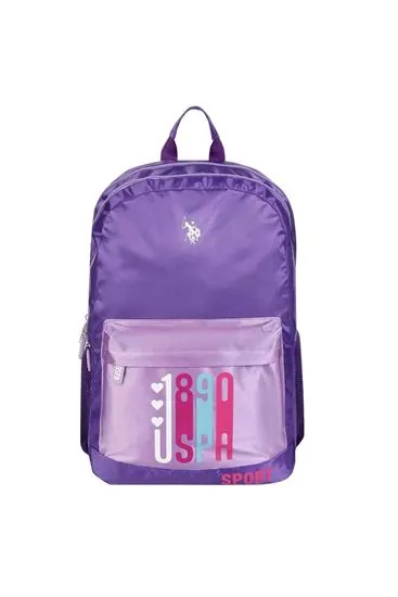 Lisanslı Us Polo ASSN Sırt Çantası-Mor