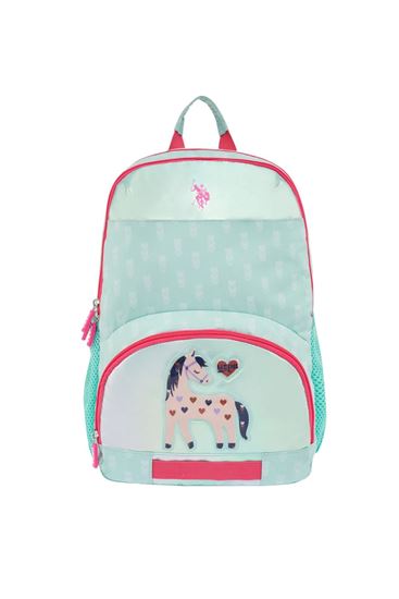 Lisanslı Us Polo ASSN Sırt Çantası-Mint Yeşili