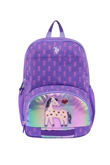 Lisanslı Us Polo ASSN Sırt Çantası-Mor