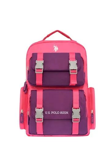 Lisanslı Us Polo ASSN Sırt Çantası-Mürdüm