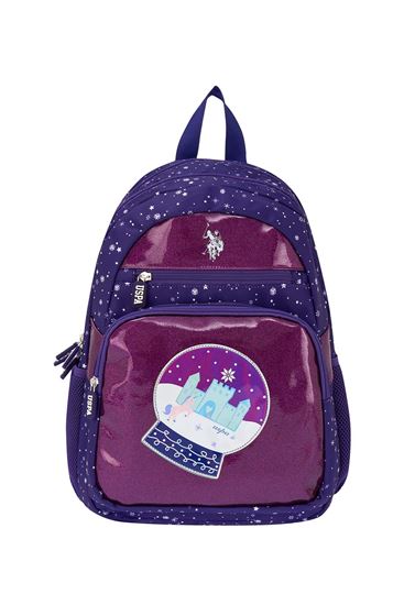 Lisanslı Us Polo ASSN Sırt Çantası-Mor