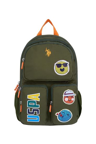 Lisanslı Us Polo ASSN Sırt Çantası-Haki