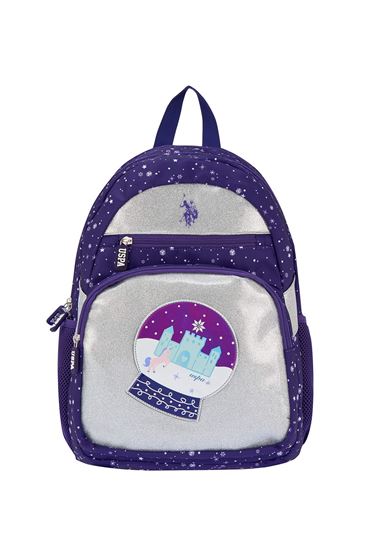 Lisanslı Us Polo ASSN Sırt Çantası-Mor