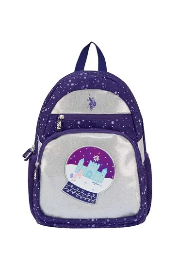 Lisanslı Us Polo ASSN Sırt Çantası-Mor