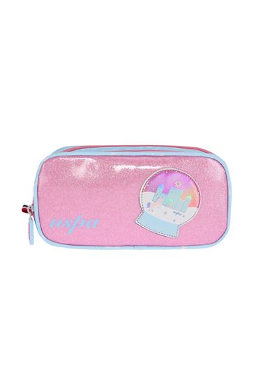 Lisanslı Us Polo ASSN Kalem Kutusu-Pembe