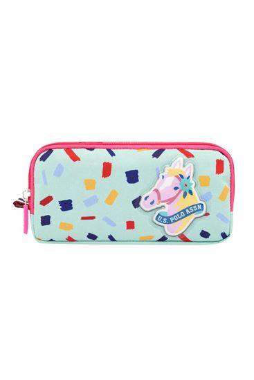 Lisanslı Us Polo ASSN Kalem Kutusu-Mint Yeşili