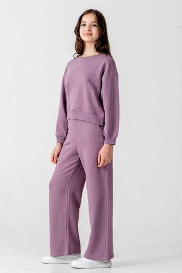 8-12 Yaş Magic New Premium Kız Çocuk Takım-Mor