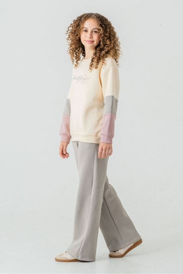 8-12 Yaş Honest Yourself Kız Çocuk Takım-Uzay Grisi