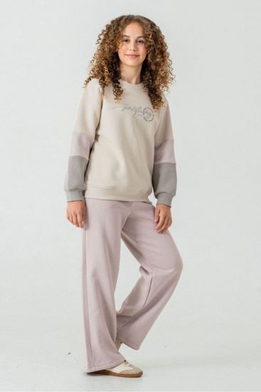 8-12 Yaş Honest Yourself Kız Çocuk Takım-Lavanta