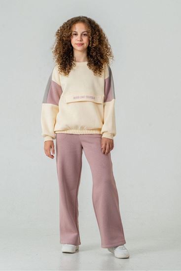 8-12 Yaş Yourself Blok Kız Çocuk Takım-Pudra