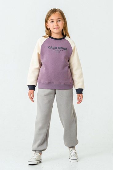 5-9 Yaş Calm Mood Kız Çocuk Takım-Mor