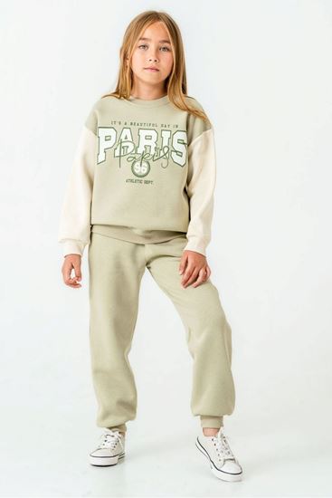 5-9 Yaş Paris Athletic Kız Çocuk Takım-Yeşil