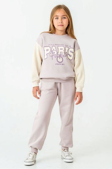 5-9 Yaş Paris Athletic Kız Çocuk Takım-Lavanta