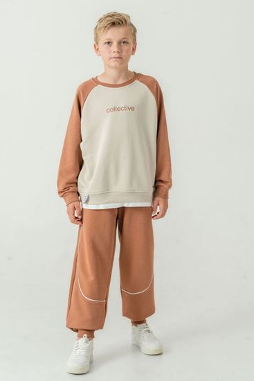 8-12 Yaş Collective Cool Erkek Çocuk Takım-Mocca