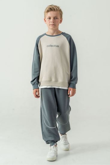 8-12 Yaş Collective Cool Erkek Çocuk Takım-İndigo