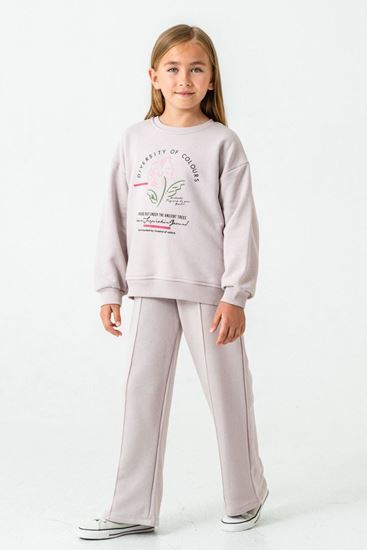 5-9 Yaş Dıversıty Colours Kız Çocuk Takım-Lavanta