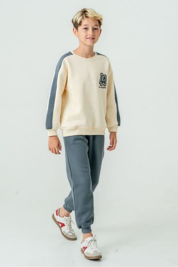 5-9 Yaş Los Angeles Erkek Çocuk Takım-İndigo